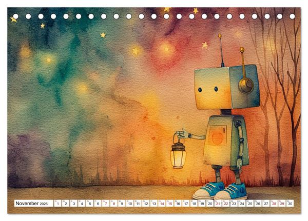 Produktbild: Leevi - Ein Freund zum Tr&auml;umen und Staunen (Tischkalender 2026 DIN A5 quer), CALVENDO Monatskalender