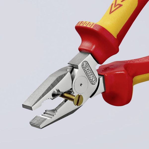 Produktbild: Knipex 02 06 200 VDE Kraft-Kombizange 200mm DIN ISO 5746, DIN EN 60900