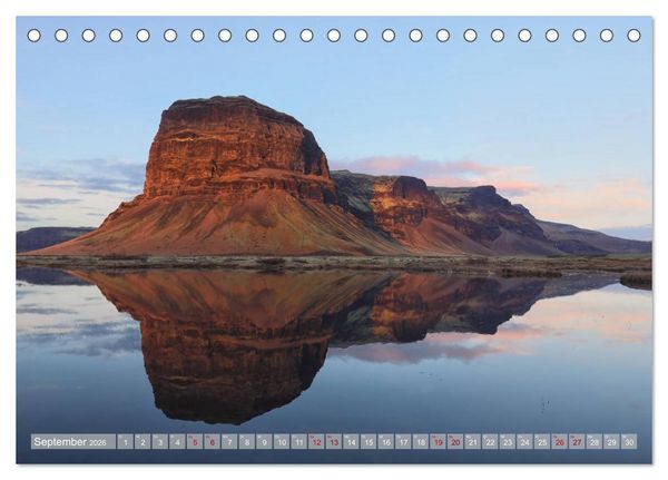Produktbild: Im Bann des Nordens - Island (Tischkalender 2026 DIN A5 quer), CALVENDO Monatskalender