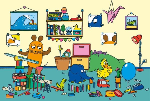 Produktbild: Ein Tag mit der Maus, 3x48 Teile Puzzle