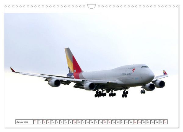 Produktbild: Boeing 747 - die K&ouml;nigin der L&uuml;fte (Wandkalender 2026 DIN A3 quer), CALVENDO Monatskalender