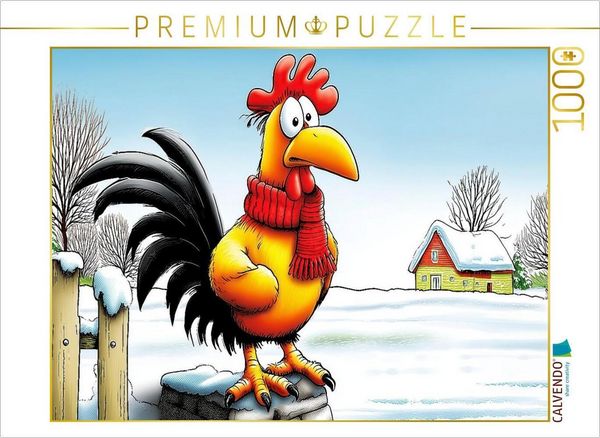 CALVENDO Puzzle Heiserer Hahn | 1000 Teile Lege-Größe 64x48cm Foto-Puzzle für glückliche Stunden, Sonstige von , Calvendo Puzzle, 4066851467511