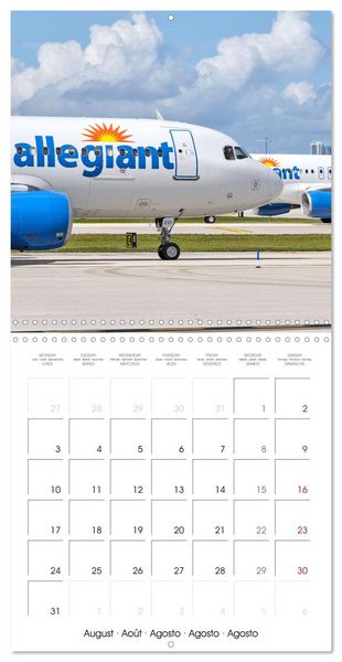 Produktbild: North American Airliners (Wall Calendar 2026 12 &times; 12 Inch) CALVENDO 12 Month Wall Calendar