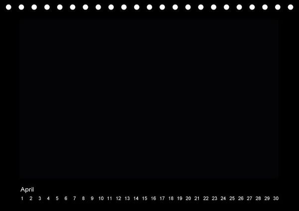 Produktbild: Geburtstags - Bastelkalender - Schwarz (Tischkalender immerw&auml;hrend DIN A5 quer)