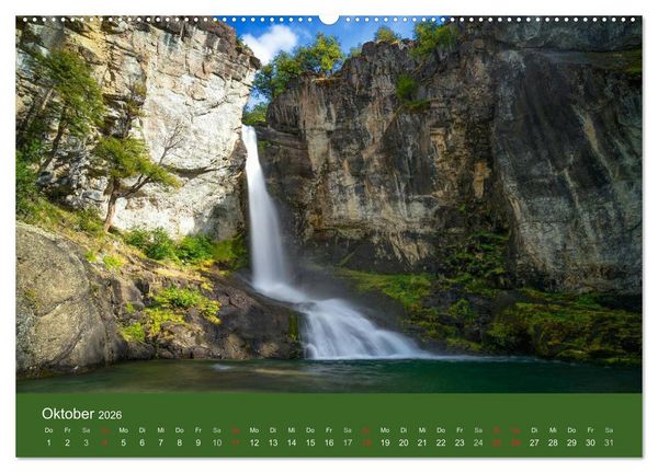 Produktbild: Farbenfrohes Patagonien (hochwertiger Premium Wandkalender 2026 DIN A2 quer), Kunstdruck in Hochglanz