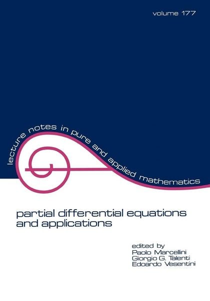 Produktbild: partial differential equations and applications