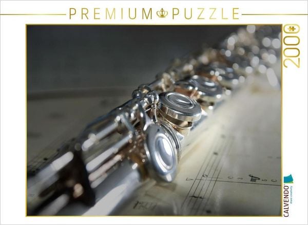 CALVENDO Puzzle Teil einer Querflöte | 2000 Teile Lege-Größe 90x67cm Foto-Puzzle für glückliche Stunden