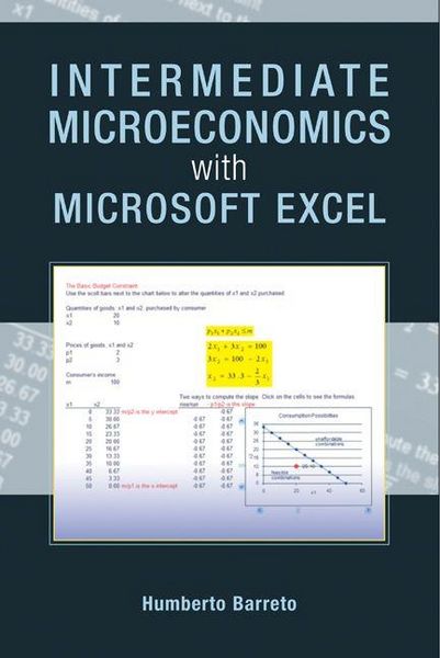 Produktbild: Intermediate Microeconomics with Microsoft Excel