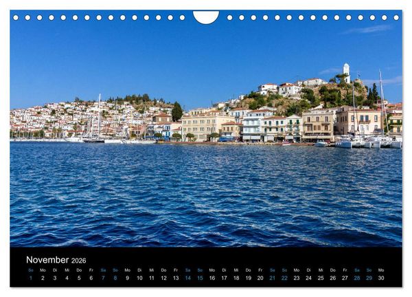 Produktbild: Peloponnes, Griechisches Urgestein von grandioser Sch&ouml;nheit. Die Regionen Argolis, Korinthia und Attika (Wandkalender 2026 DIN A4 quer), CALVENDO Monatskalender