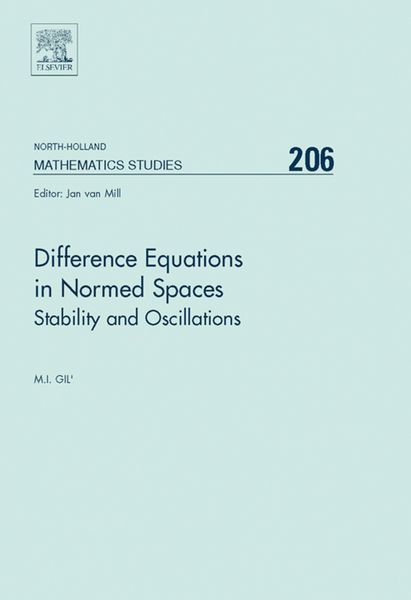 Produktbild: Difference Equations in Normed Spaces