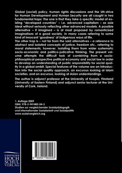 Produktbild: Social Quality - Looking for a Global Social Policy