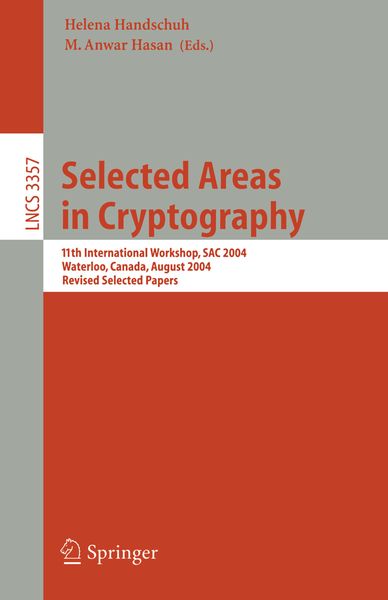 Produktbild: Selected Areas in Cryptography