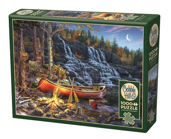Produktbild: COBBLE HILL PUZZLES - Wasserfall-Camp 1000 Teile