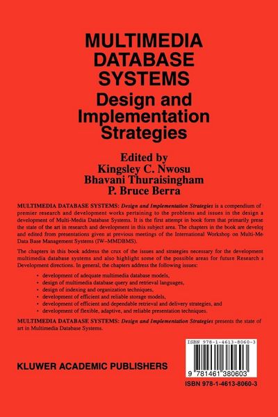 Produktbild: Multimedia Database Systems