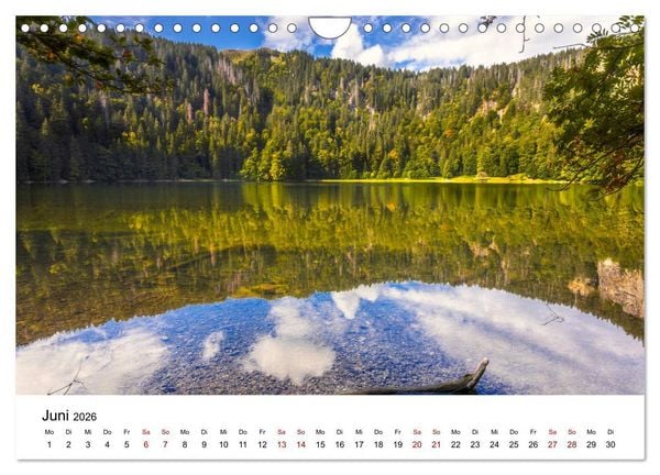 Produktbild: Schwarzwald, Seen und Hochmoore (Wandkalender 2026 DIN A4 quer), CALVENDO Monatskalender