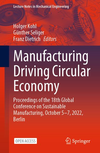 Produktbild: Manufacturing Driving Circular Economy