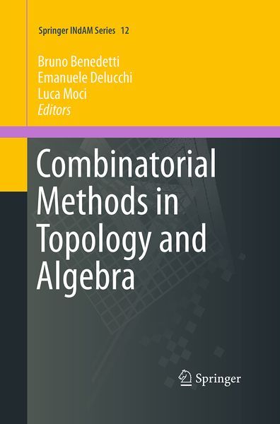Produktbild: Combinatorial Methods in Topology and Algebra