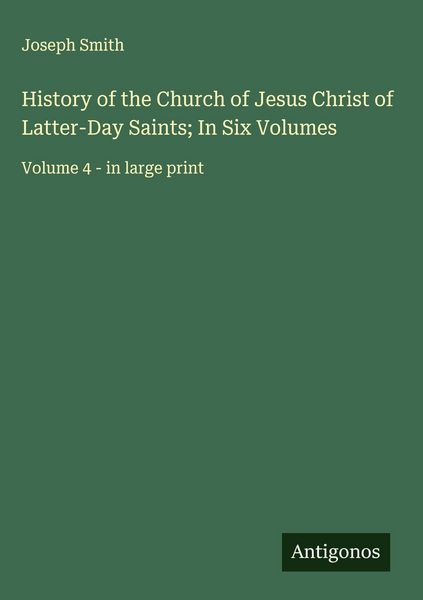 Produktbild: History of the Church of Jesus Christ of Latter-Day Saints; In Six Volumes