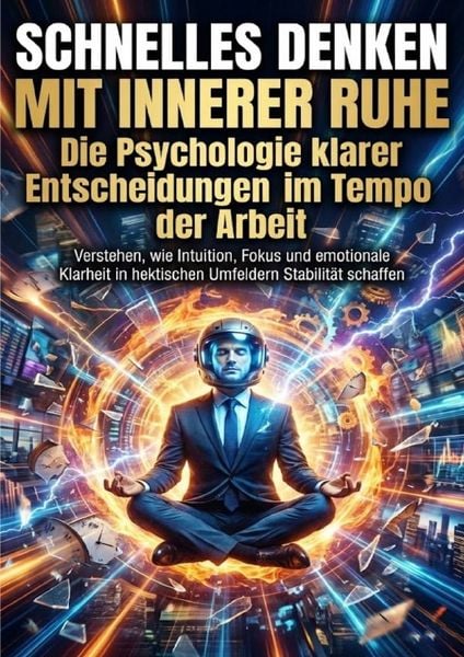 Produktbild: Schnelles Denken mit innerer Ruhe: Die Psychologie klarer Entscheidungen im Tempo der Arbeit