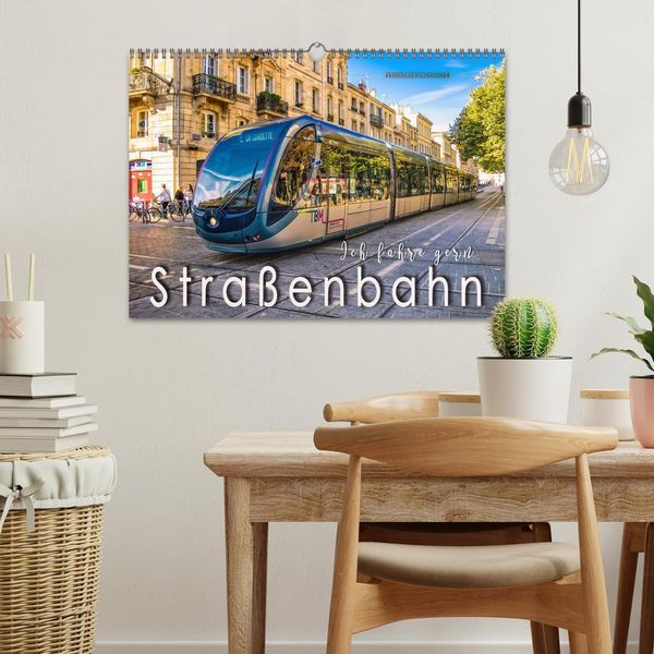 Produktbild: Ich fahre gern Stra&szlig;enbahn (Wandkalender 2025 DIN A3 quer), CALVENDO Monatskalender