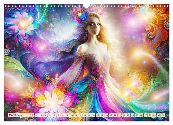 Produktbild: The flower elves Enchanting harmony (Wall Calendar 2026 DIN A3 landscape), CALVENDO 12 Month Wall Calendar