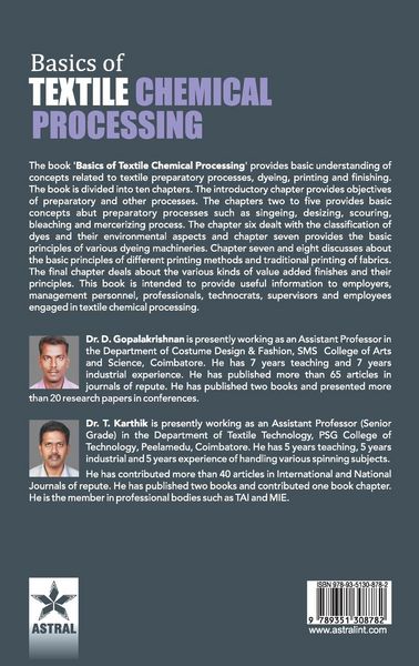 Produktbild: Basics of Textile Chemical Processing