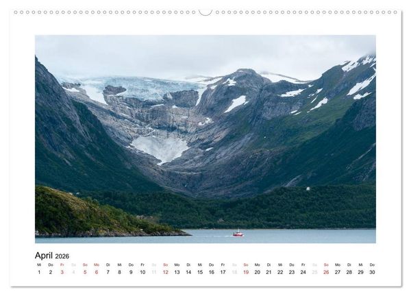 Produktbild: Magisches Nordland. Eine Reise in das Herz Skandinaviens (hochwertiger Premium Wandkalender 2026 DIN A2 quer), Kunstdruck in Hochglanz
