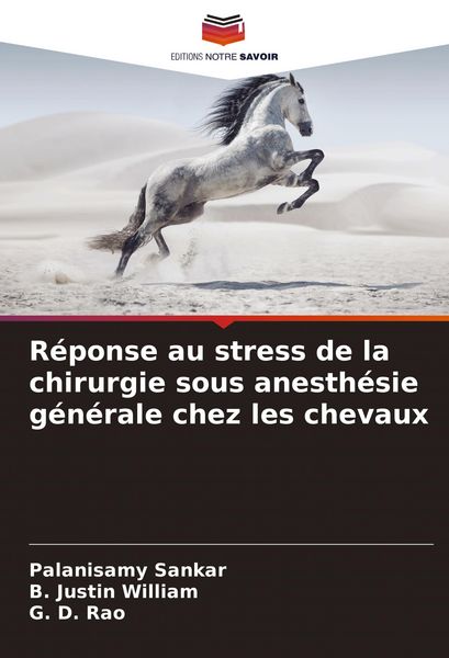 Produktbild: R&eacute;ponse au stress de la chirurgie sous anesth&eacute;sie g&eacute;n&eacute;rale chez les chevaux