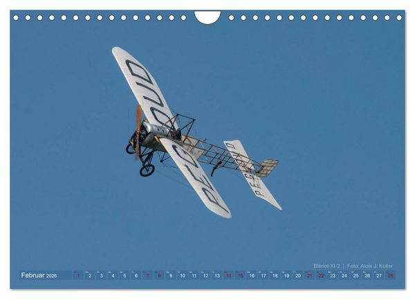 Produktbild: Historische Propellerflugzeuge 2026 (Wandkalender 2026 DIN A4 quer), CALVENDO Monatskalender
