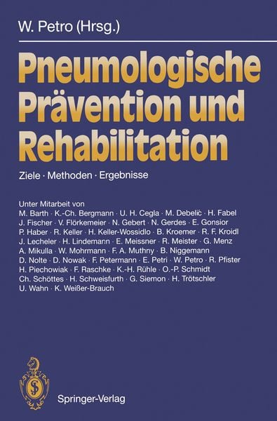 Produktbild: Pneumologische Pr&auml;vention und Rehabilitation