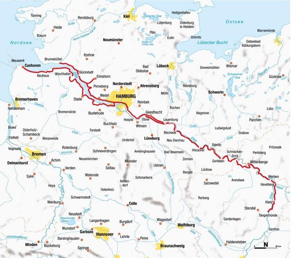 Produktbild: Fahrradurlaubsf&uuml;hrer Elbe-Radweg von Schmilka bis Tangerm&uuml;nde