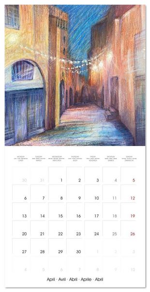 Produktbild: Impressions pastel (Calendrier mural carr&eacute; 2026 30x30 cm) Calendrier double avec une page pour vos prises de notes