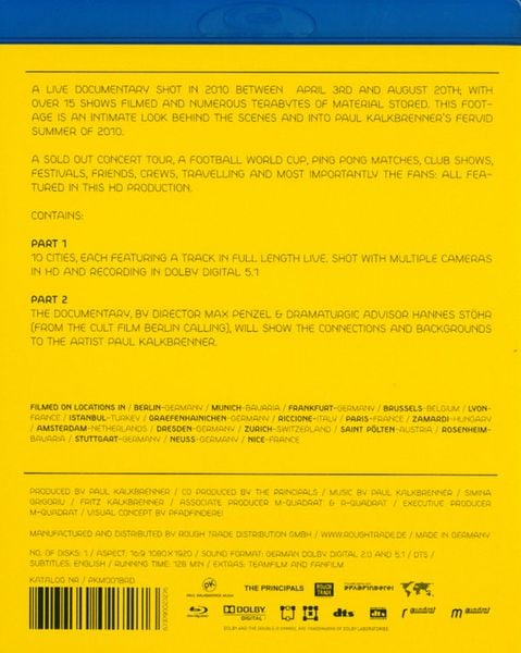Produktbild: Paul Kalkbrenner 2010 - A Live Documentary