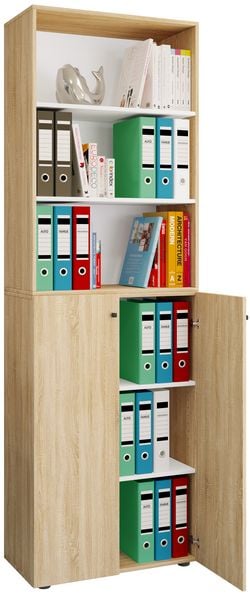 Produktbild: B&uuml;roschrank Regal Ordner Aktenschrank Lona 6fach