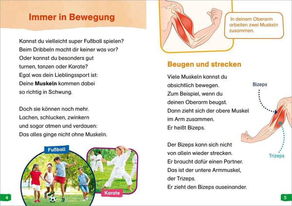 Produktbild: WAS IST WAS Erstes Lesen easy! Band 13. Was unser K&ouml;rper alles kann