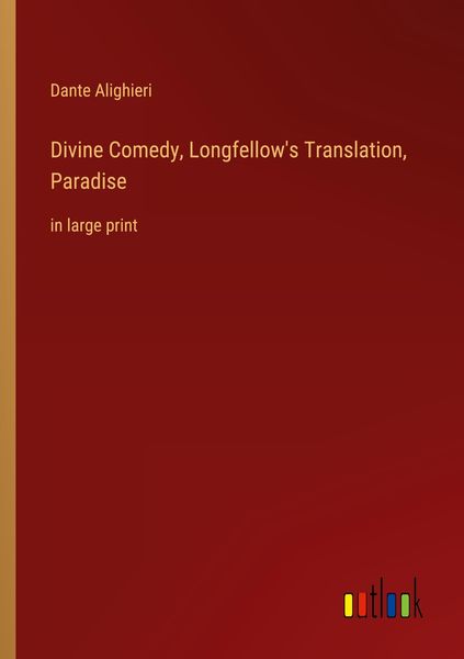 Produktbild: Divine Comedy, Longfellow's Translation, Paradise