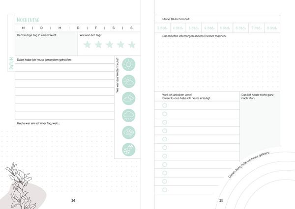 Produktbild: Happy me &ndash; Meine 10-Wochen-Tagebuch-Challenge mit Social-Media-Star Cali Kessy