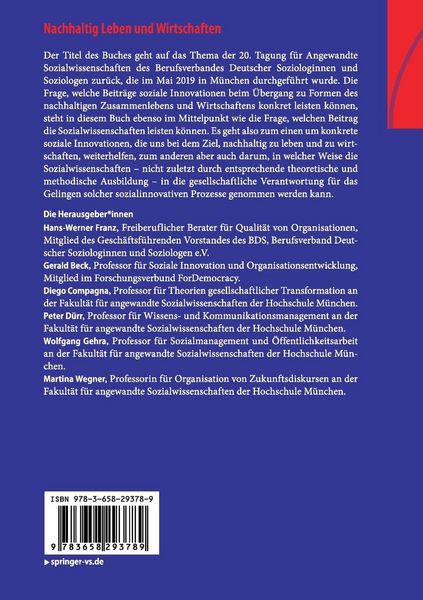 Produktbild: Nachhaltig Leben und Wirtschaften