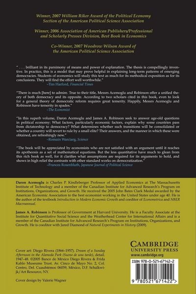 Produktbild: Economic Origins of Dictatorship and Democracy