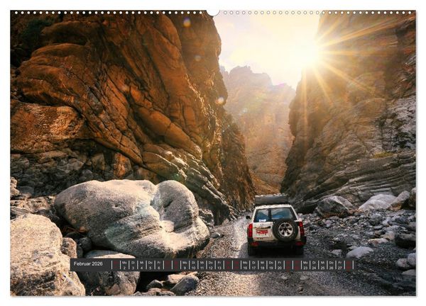 Produktbild: OMAN Offroad Travel Log (hochwertiger Premium Wandkalender 2026 DIN A2 quer), Kunstdruck in Hochglanz