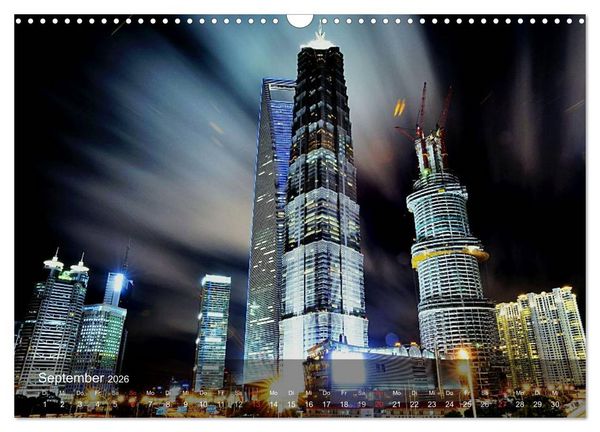 Produktbild: Shanghai - faszinierende Facetten (Wandkalender 2026 DIN A3 quer), CALVENDO Monatskalender