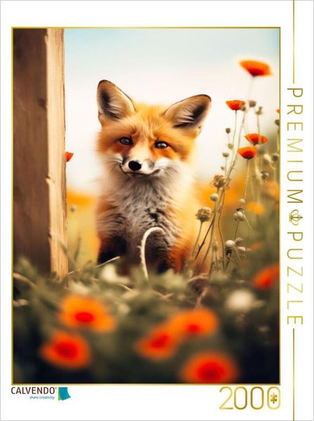 Produktbild: CALVENDO Puzzle Rotfuchs im Sommer | 2000 Teile Lege-Gr&ouml;&szlig;e 90x67cm Foto-Puzzle f&uuml;r gl&uuml;ckliche Stunden