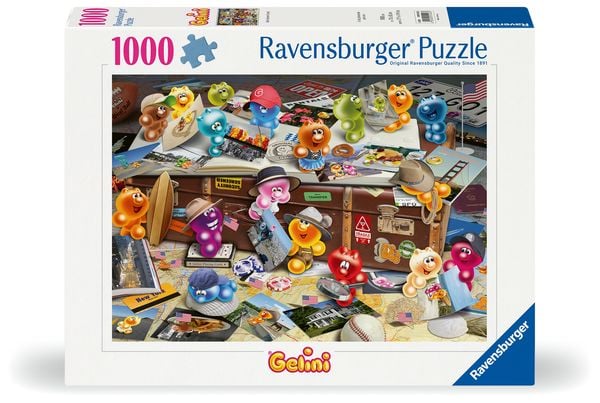 Produktbild: Erwachsenenpuzzle 1000 Teile - Gelini Deutscher Tourist