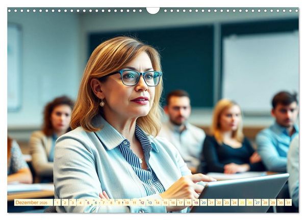 Produktbild: Powerfrauen - Frauen in anspruchsvollen Berufen (Wandkalender 2026 DIN A3 quer), CALVENDO Monatskalender