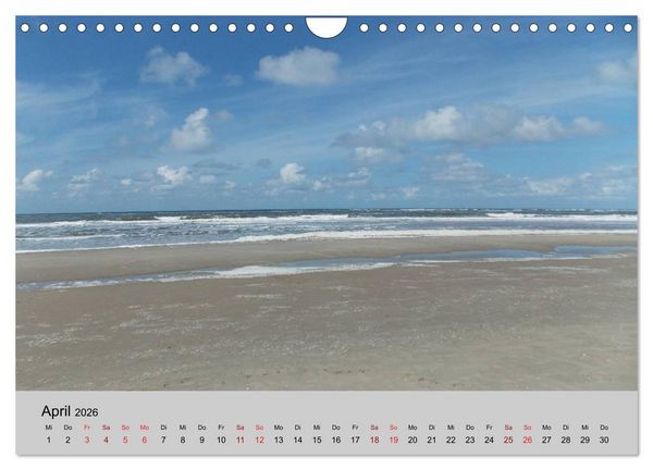 Produktbild: Blicke hinaus aufs Meer (Wandkalender 2026 DIN A4 quer), CALVENDO Monatskalender