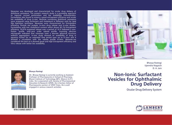 Produktbild: Non-Ionic Surfactant Vesicles for Ophthalmic Drug Delivery