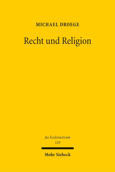 Produktbild: Recht und Religion