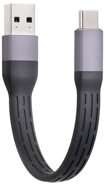 Produktbild: Renkforce USB-Kabel USB 2.0 0.15m Schwarz Flexibel, mit LED RF-6738048
