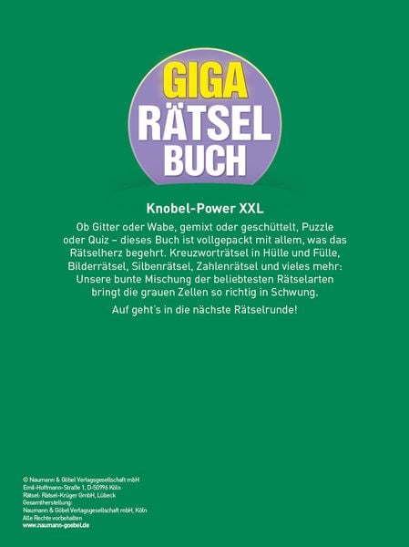 Produktbild: Giga-Rätselbuch 6