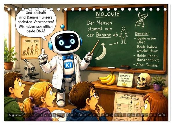 Produktbild: L&uuml;genbeutel und Schummellottchen - 12 Monate voller Ausreden, Tricks und kreativer Wahrheiten (Tischkalender 2027 DIN A5 quer), CALVENDO Monatskalender